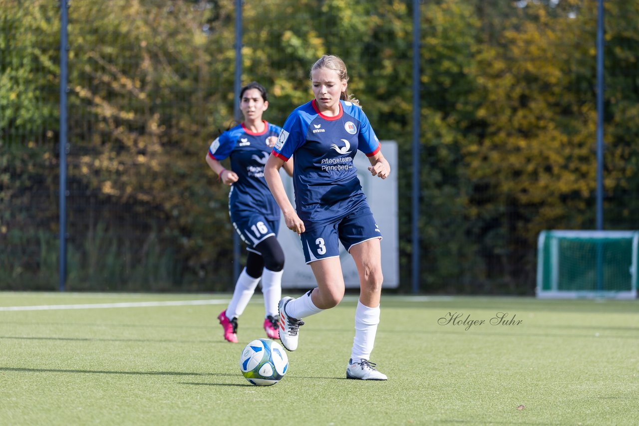 Bild 142 - wU19 Rissener SV - VfL Pinneberg : Ergebnis: 9:1